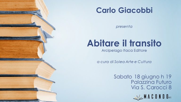 Carlo Giacobbi il 18 giugno ospite di Macondo
