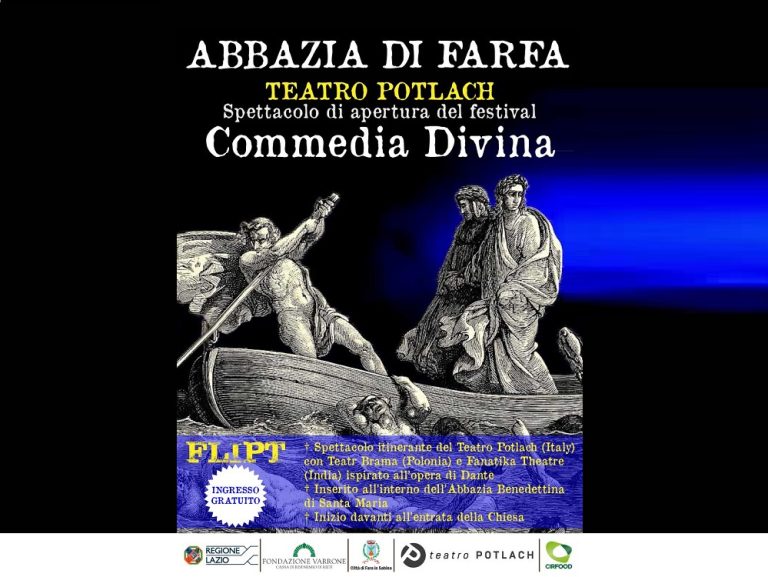 Lo spettacolo itinerante “Commedia Divina” invade l’Abbazia di Farfa