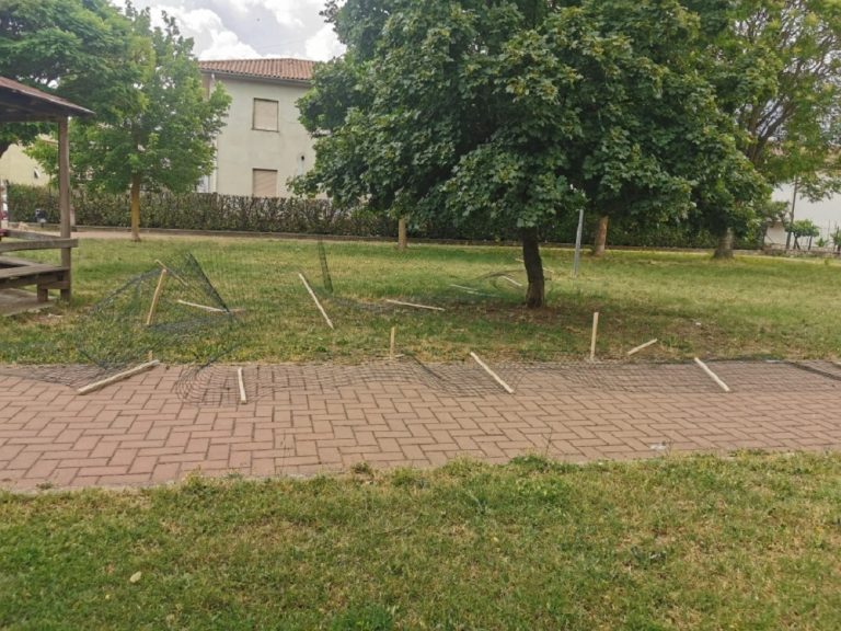 Comitato Quattro Strade: “Inaccettabili i danni al parco di via Lama”