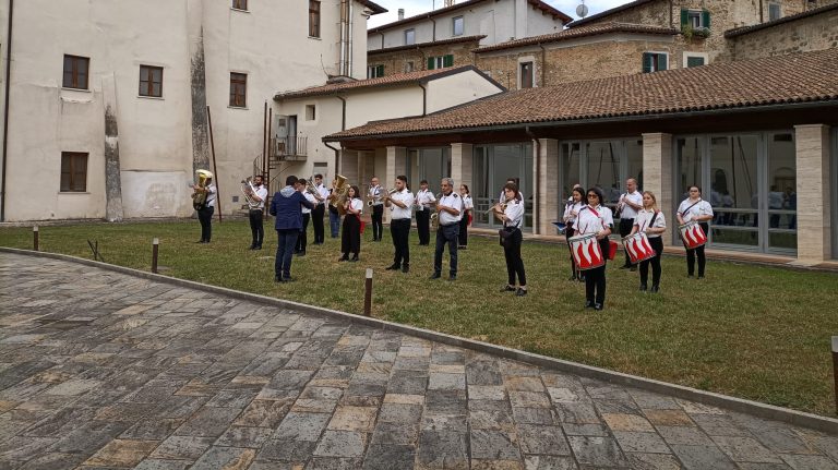 L’orchestra “Dino Gentileschi” di Poggio Bustone all’inaugurazione del Rieti Sport Festival 2022