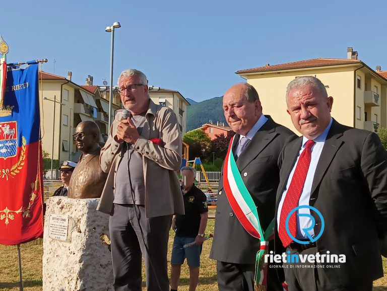 Inaugurato a Rieti il busto di Bettino Craxi. Cicchetti: “L’ultimo vero sovranista italiano”