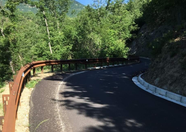 Cittareale, conclusi i primi lavori sulla strada per Vetozza