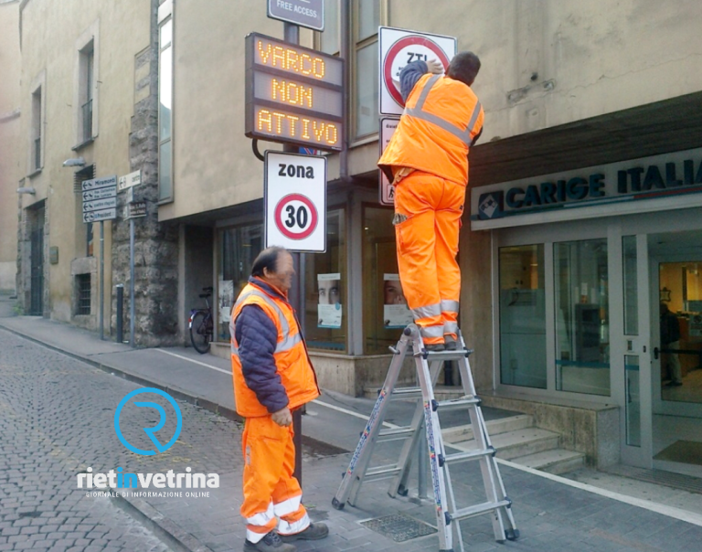 Elezioni Rieti, varco via Cintia non attivo fino alle ore 24 del 13 giugno