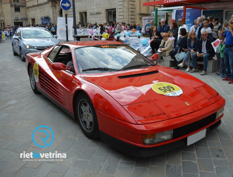 Giovedi 16 giugno la Mille Miglia a Rieti