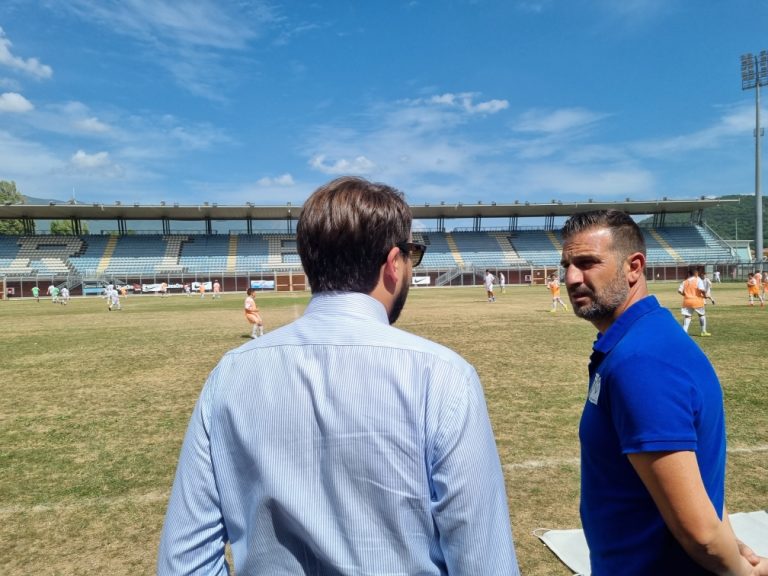 Sopralluogo del Sindaco allo stadio Centro d’Italia. “Presentata diffida al FC Rieti”