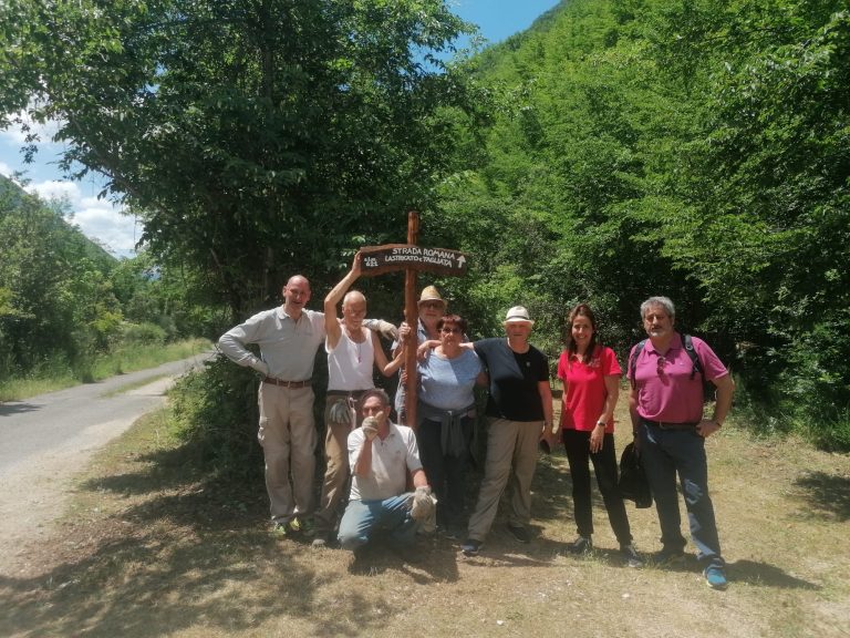 Il Masso dell’Orso e l’antica via Salaria. Lavori  in corso per ripristino  del sentiero