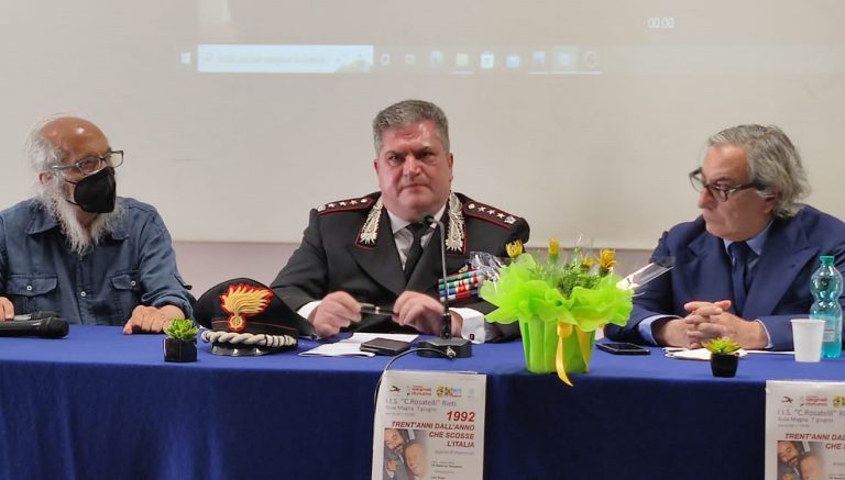 I Carabinieri di Rieti ospiti dell’Istituto Rosatelli per il convegno su usura ed estorsioni