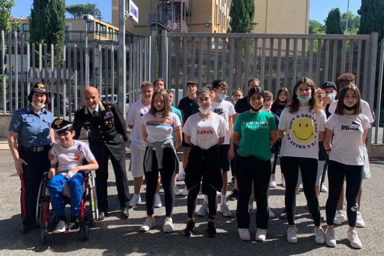 Gli studenti di Montopoli di Sabina in visita al Comando Carabinieri di Poggio Mirteto