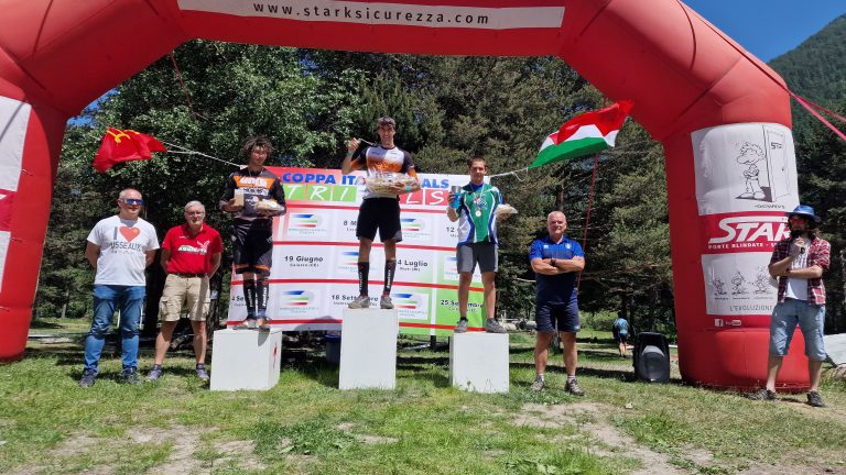 Diego Crescenzi alla terza tappa di Coppa Italia Trials