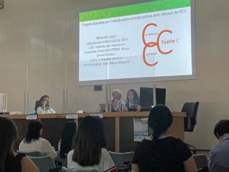 Eradicazione virus dell’Epatite C, svolta a Rieti giornata formativa
