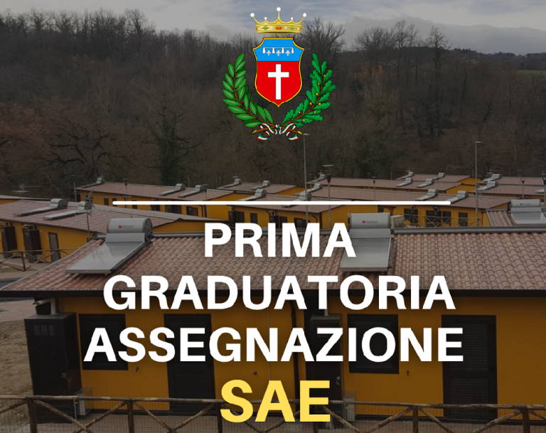 Amatrice, graduatorie SAE – IL PRIMO ELENCO