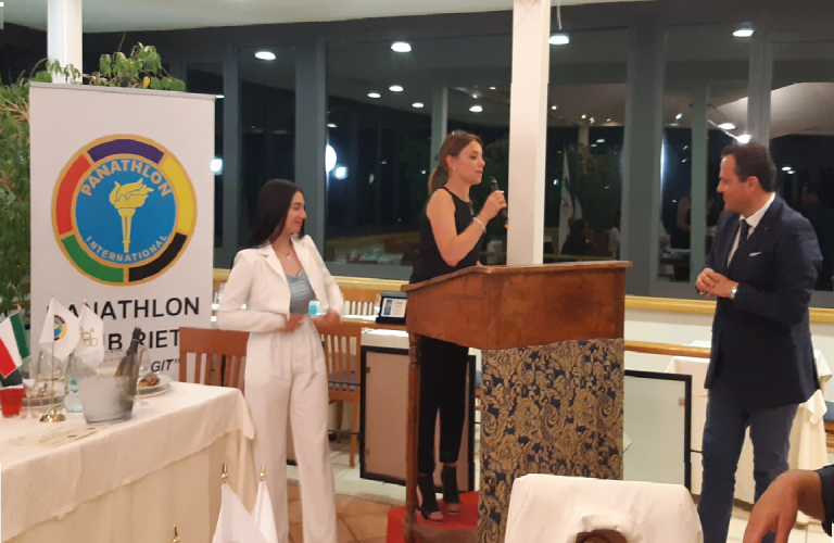 Conviviale Panathlon, premiata l’amazzone Angelica Ferella