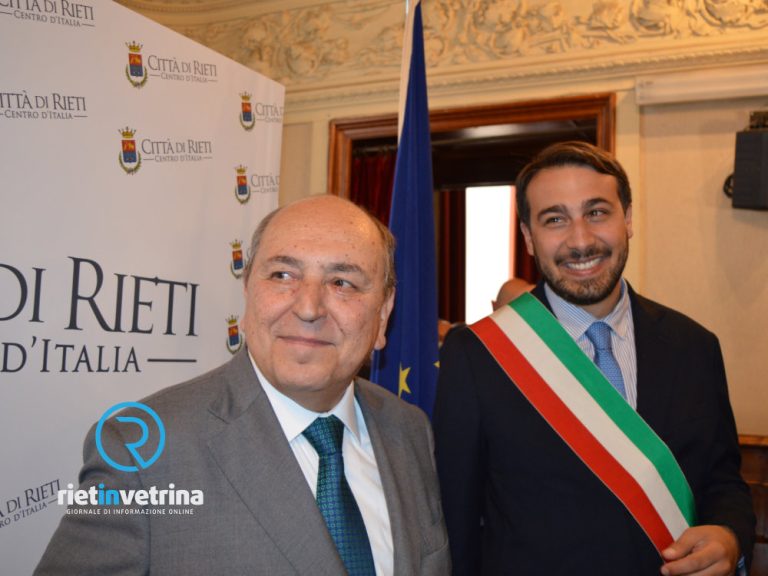 Commovente passaggio di consegne tra Cicchetti e Sinibaldi