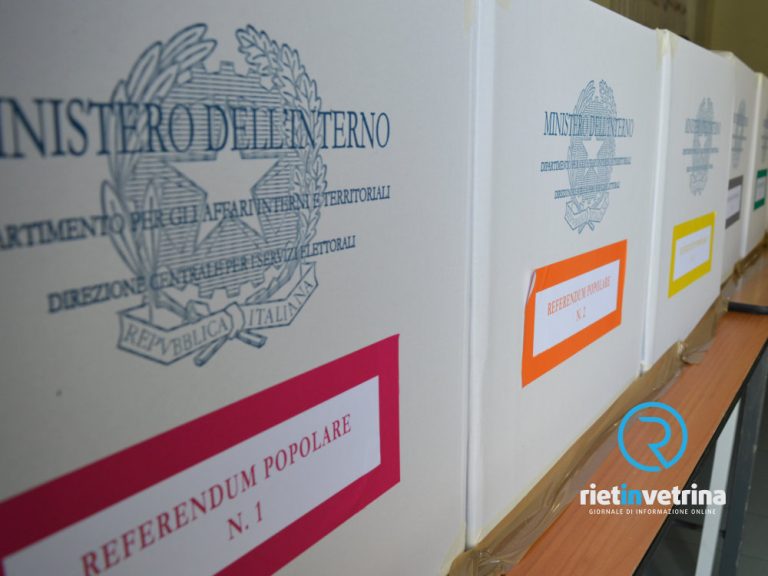 Referendum sulla Giustizia – RISULTATI FINALI NEL REATINO