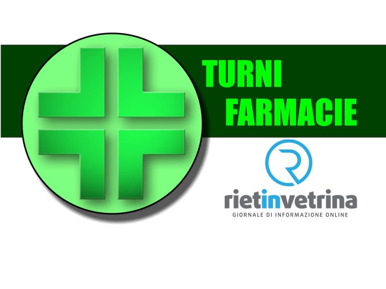 TURNI FARMACIE – OTTOBRE 2025