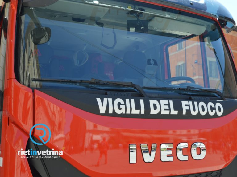 Soccorso dai Vigili del Fuoco escursionista disperso a Cottanello