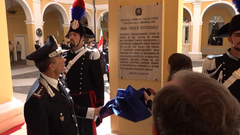 Cittaducale, intitolata a Felice Cottignoli la Scuola Forestale Carabinieri