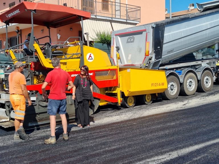 Campoloniano Nord, avviati i lavori per l’asfalto