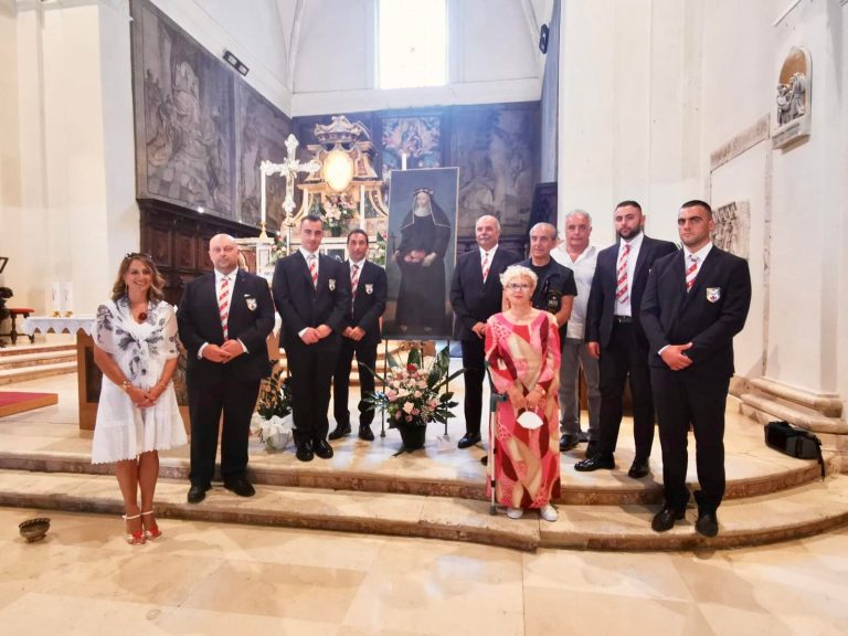 La Tela di Santa Rosa da Viterbo accolta a Cittaducale