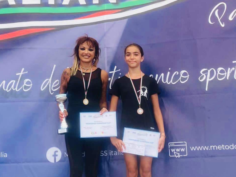 Campionati italiani Danza acrobatica aerea, oro per Barbara Bonanni e bronzo per la figlia Viola