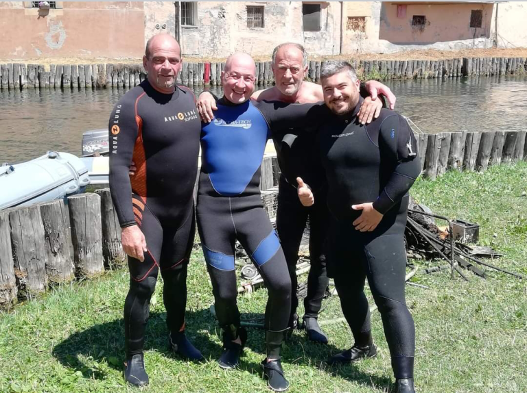 Moby’s Sub Apnea ripulisce le sponde del Velino