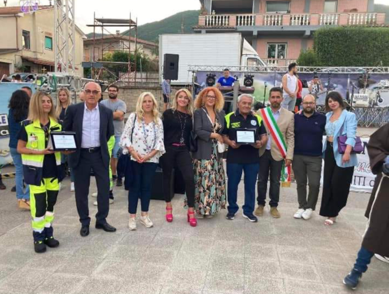 Il Comune di Greccio consegna riconoscimento alla locale Protezione Civile