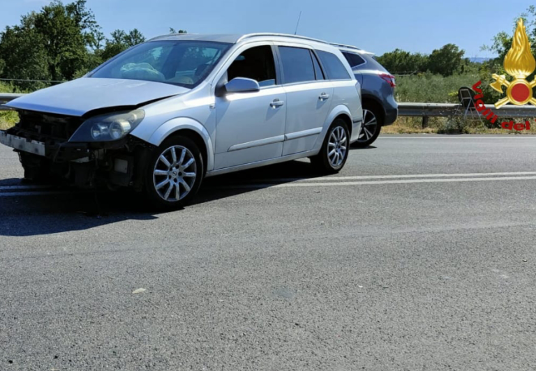 Incidente sulla Salaria per Roma altezza Fara in Sabina