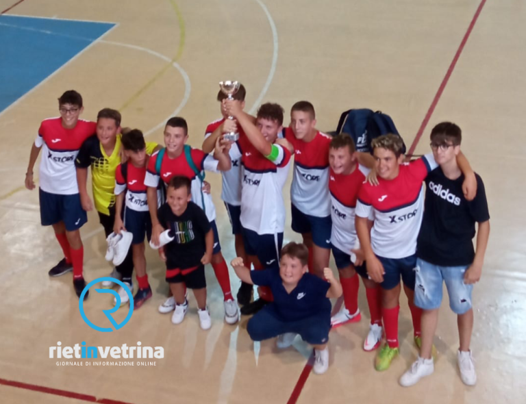I “Poggio Fidoni Boys” vincono il Torneo di calcio a 5 Contigliano Under 15