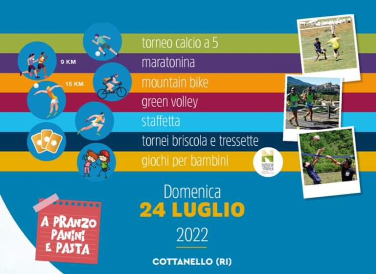 A Cottanello giornata di festa con le “Cottanelliadi – V Memorial Gilberto Volpi”