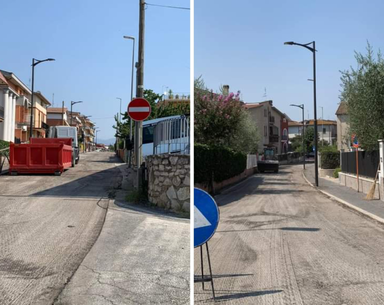 Riqualificazione e pedonalizzazione Passo Corese, in via di conclusione progetto da 1mln di euro