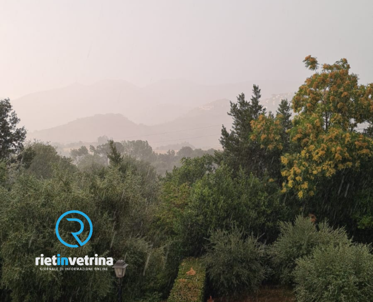Violenta grandinata anche a Castelnuovo di Farfa