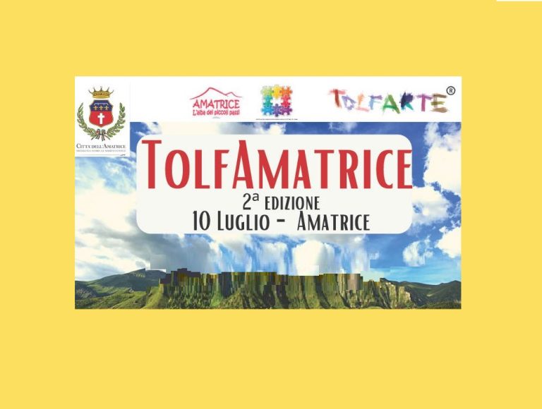 Seconda edizione di TolfAmatrice: torna il 10 luglio l’evento dedicato alle famiglie