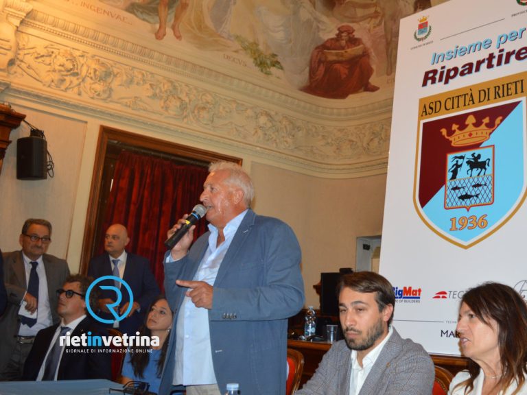Presentata la ASD Città di Rieti 1936 – FOTO E DICHIARAZIONI