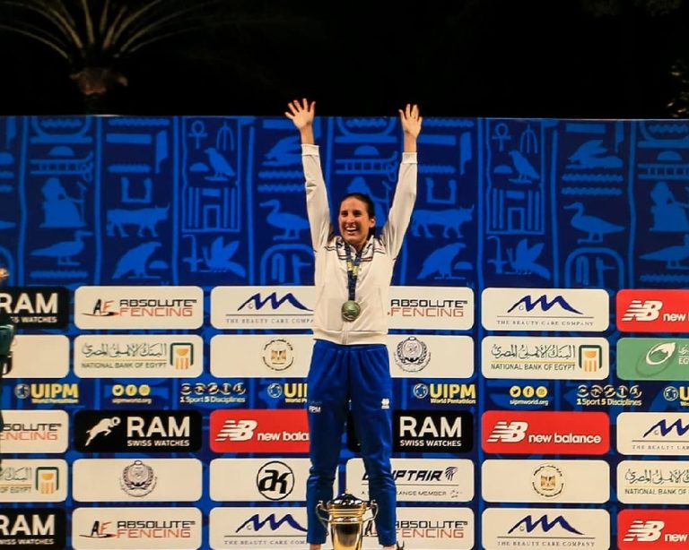 Elena Micheli è Campionessa del Mondo di Pentathlon moderno. Le sue radici affondano a Cantalice