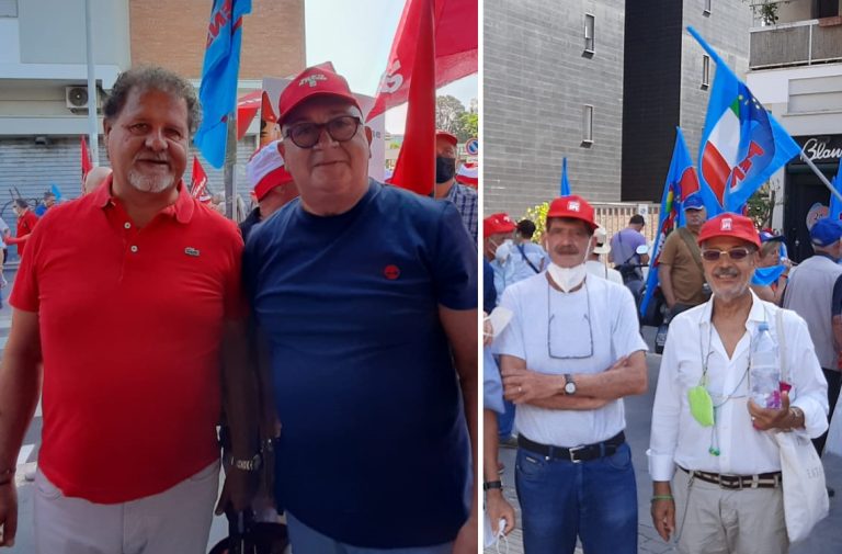 Sanità, protesta di CGIL e UIL Pensionati davanti alla Regione Lazio