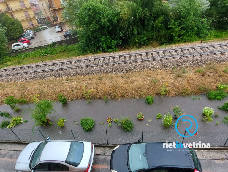 Maltempo Rieti, acqua e fango lungo la Salaria per L’Aquila