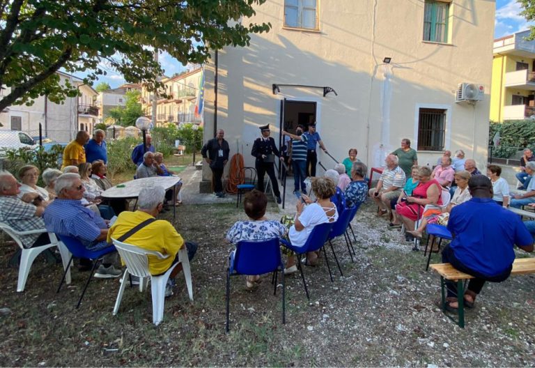 Campagna prevenzione furti e truffe. I Carabinieri di Castel di Tora incontrano i cittadini