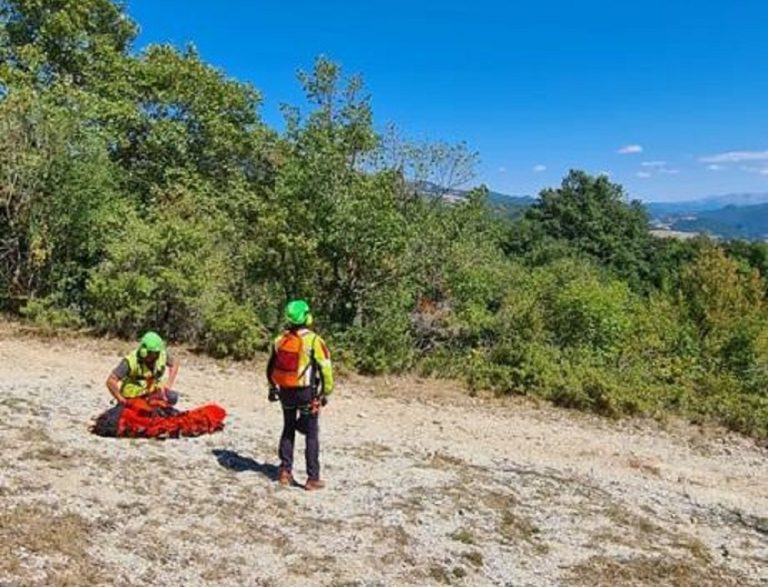 Soccorso Alpino CNSAS recupera a Leonessa uomo in shock anafilattico