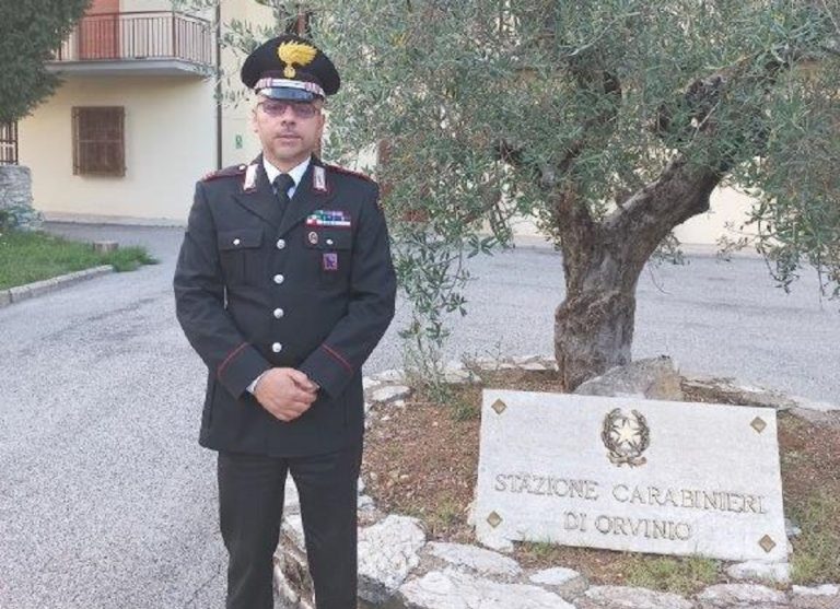 Orvinio, il Maresciallo Maggiore Giacobbe Grieco nuovo Comandante Stazione Carabinieri