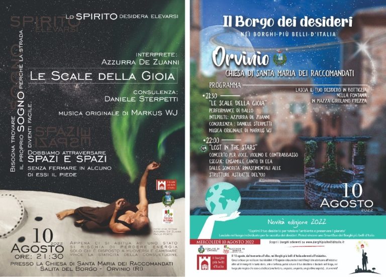 Orvinio aderisce alla terza edizione del Borgo dei Desideri