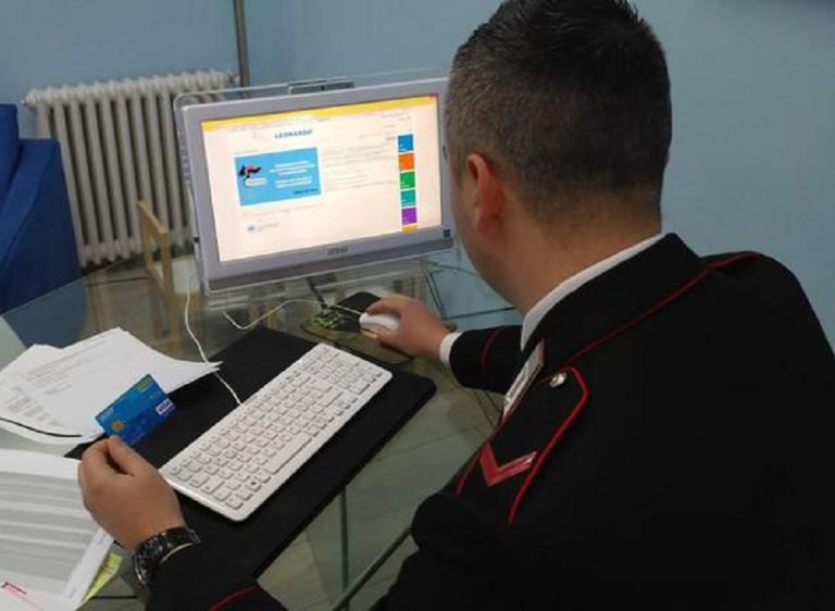 Carabinieri di Rieti denunciano tre persone per truffe online