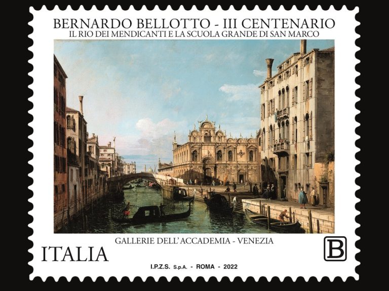 Emesso francobollo dedicato a Bernardo Bellotto