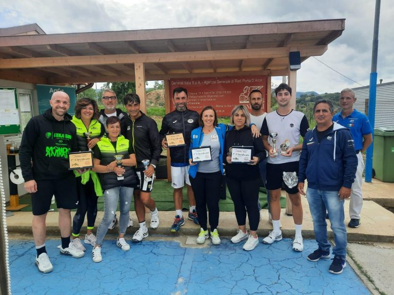 Campionati provinciali tennis e padel 2022 – I VINCITORI