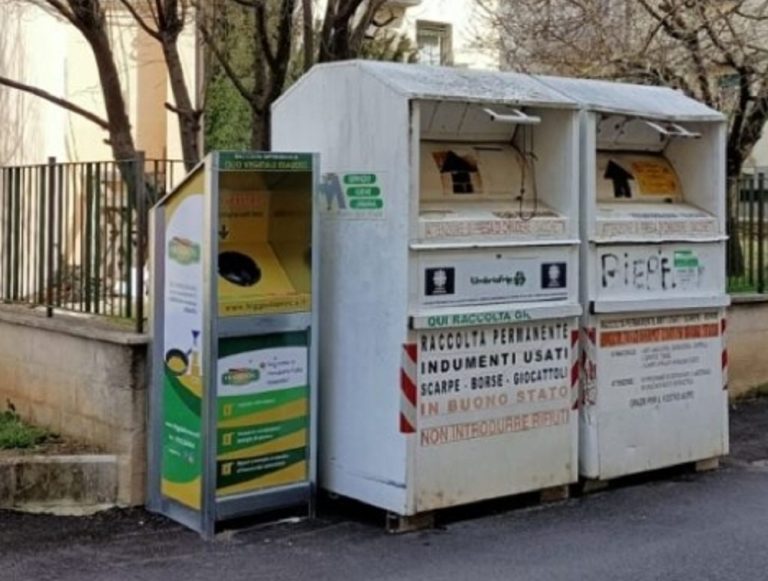 Raccolta oli esausti nel Reatino, installate altre tre postazioni