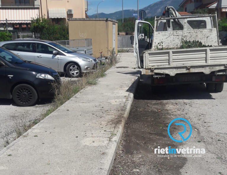Dopo la pubblicazione su Rietinvetrina bonificata via Colarieti Tosti