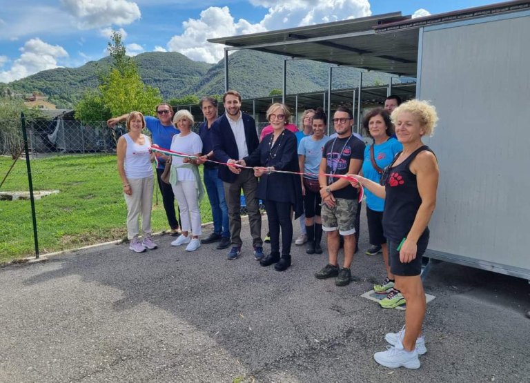Inaugurate le nuove tettoie al Canile di Rieti