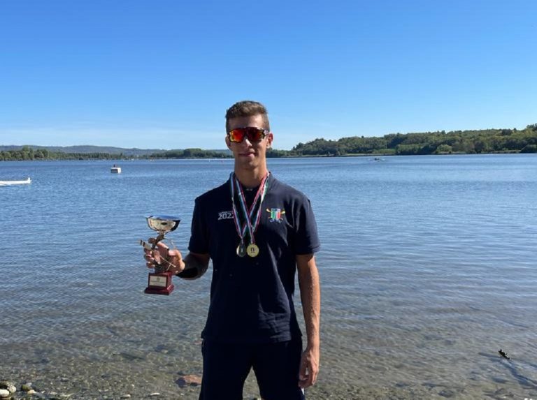 Canottaggio, il reatino Sebastiano Renzi si laurea Campione Italiano nel Doppio Under 18