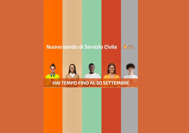 Scade il 30 settembre l’iscrizione al Servizio Civile Digitale col CSV Rieti