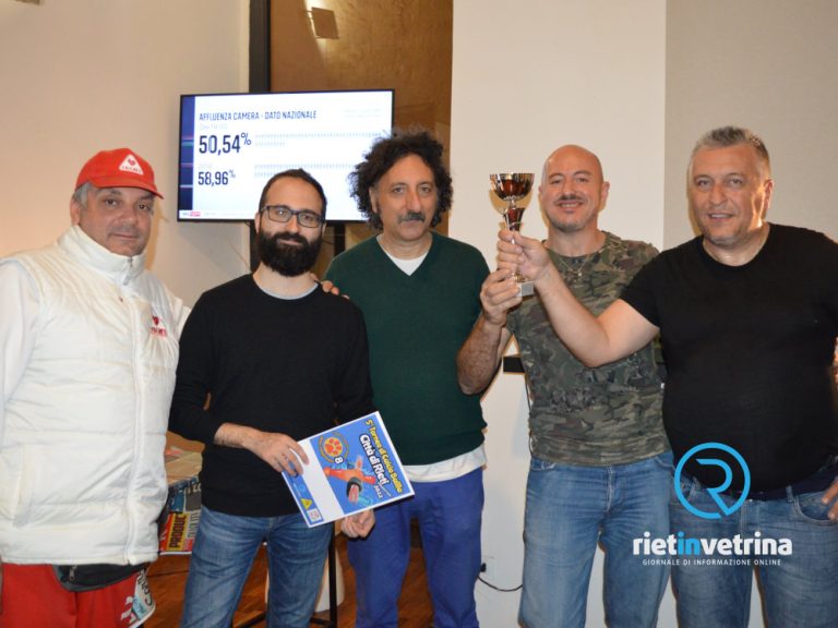 Torneo Calcio Balilla “Città di Rieti” V Edizione. Vince la coppia Chiarini Petrelli – Aloisi