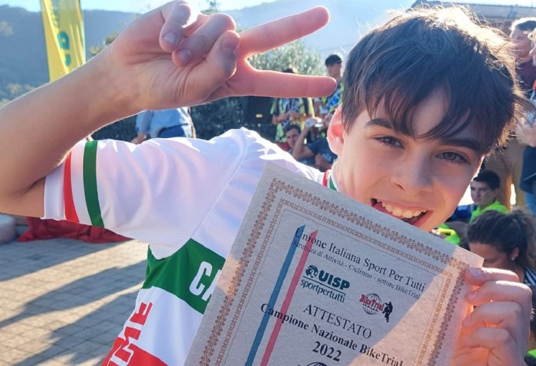 Continuano i successi per il giovanissimo biker reatino Mauro  Natalizi